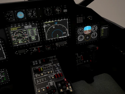 Helic&oacute;ptero Kamov Ka-52 Alligator Dark Static --32-- Modelo 3D