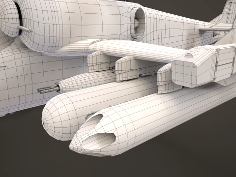 Helic&oacute;ptero Kamov Ka-52 Alligator Dark Static --32-- Modelo 3D