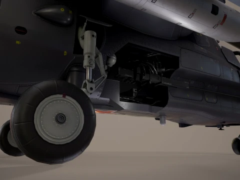 Helicopter Kamov Ka-52 Alligator Dark Complex Animation --32-- 3D Model
