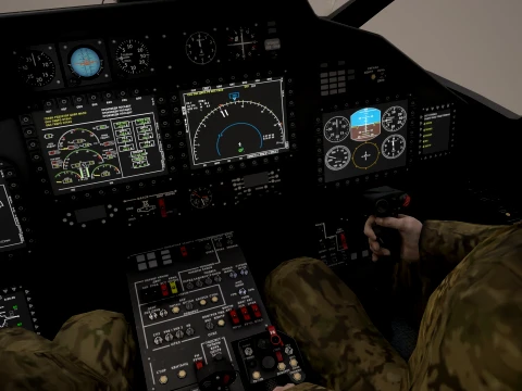 Helicopter Kamov Ka-52 Alligator Dark Complex Animation --32-- 3D Model