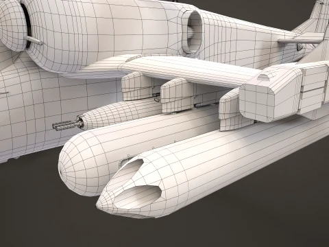 Helicopter Kamov Ka-52 Alligator Dark Complex Animation --32-- 3D Model
