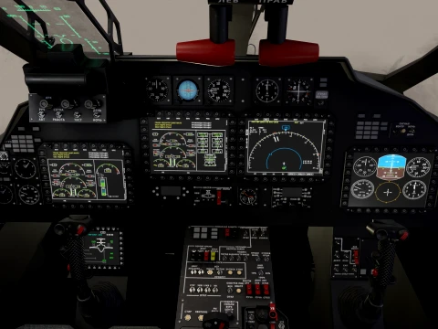 Helicopter Kamov Ka-52K Katran Static --33-- 3D Model