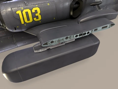 Helicopter Kamov Ka-52K Katran Static --33-- 3D Model