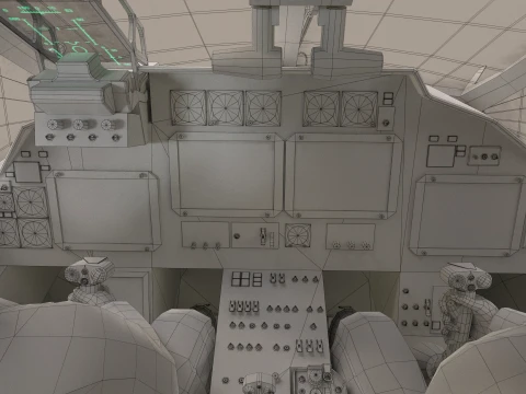 Helicopter Kamov Ka-52K Katran Basic Animation --33-- 3D Model