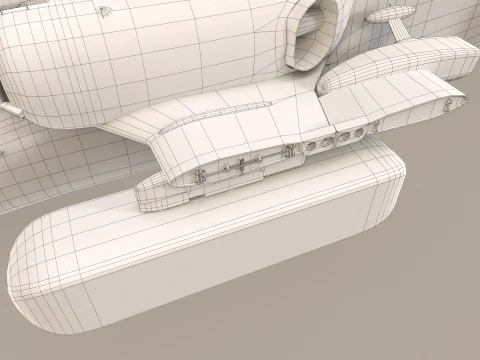 Helicopter Kamov Ka-52K Katran Basic Animation --33-- 3D Model