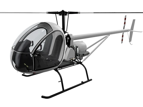 Helicopter AK1-3 Sanka --66-- 3D Model