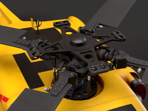 Helicopter MH-60T Jay Hawk Static --107-- 3D Model