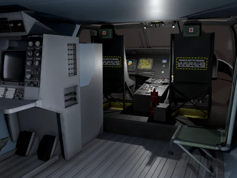 Helicopter MH-60R Sea Hawk Static --127-- 3D Model