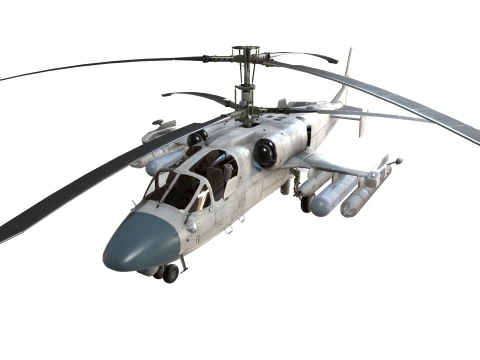 Helicopter Kamov Ka-52 Alligator Blank --279-- 3D Model