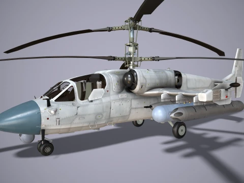 Helicopter Kamov Ka-52 Alligator Blank --279-- 3D Model
