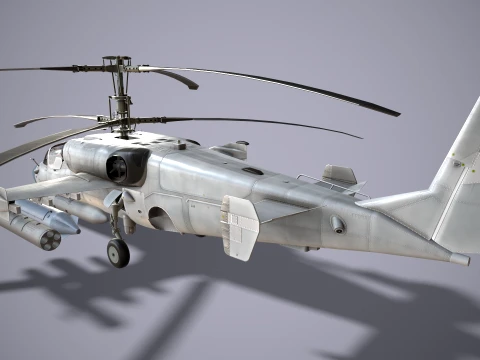 Helicopter Kamov Ka-52 Alligator Blank --279-- 3D Model