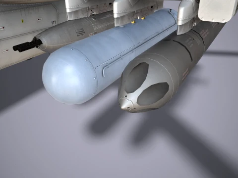 Helicopter Kamov Ka-52 Alligator Blank --279-- 3D Model