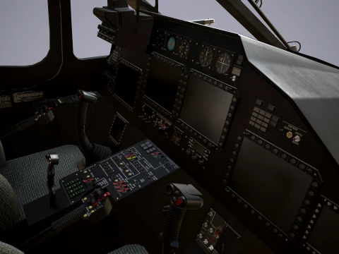 Helicopter Kamov Ka-52 Alligator Blank --279-- 3D Model
