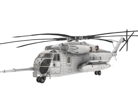 CH-53E Super Stallion Blank Livery Static --255-- 3D Model