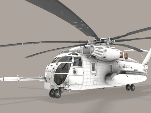 CH-53E Super Stallion Blank Livery Static --255-- 3D Model