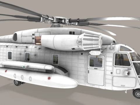 CH-53E Super Stallion Blank Livery Static --255-- 3D Model