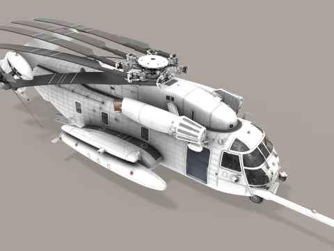 CH-53E Super Stallion Blank Livery Static --255-- 3D Model