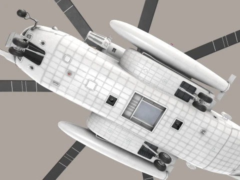 CH-53E Super Stallion Blank Livery Static --255-- 3D Model
