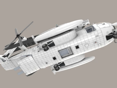 CH-53E Super Stallion Blank Livery Static --255-- 3D Model