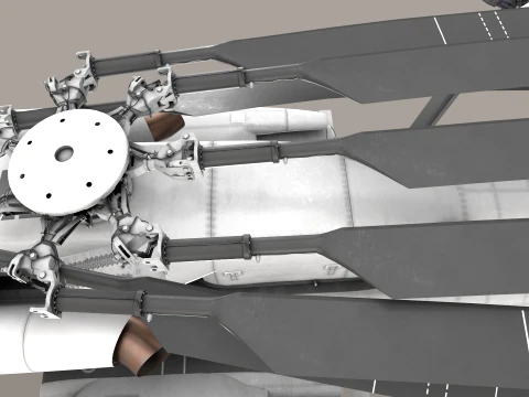CH-53E Super Stallion Blank Livery Static --255-- 3D Model