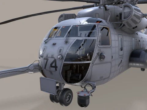 CH-53E Super Stallion US Marines Satatic --256-- 3D Model