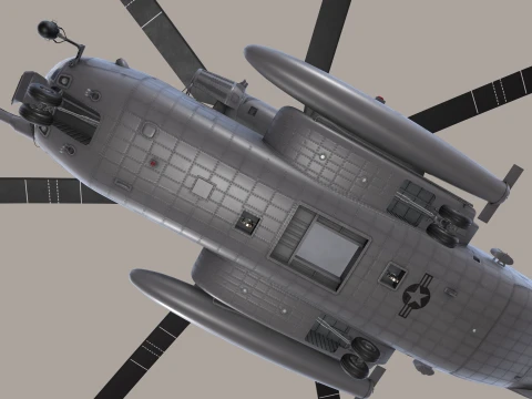 CH-53E Super Stallion US Marines Satatic --256-- 3D Model