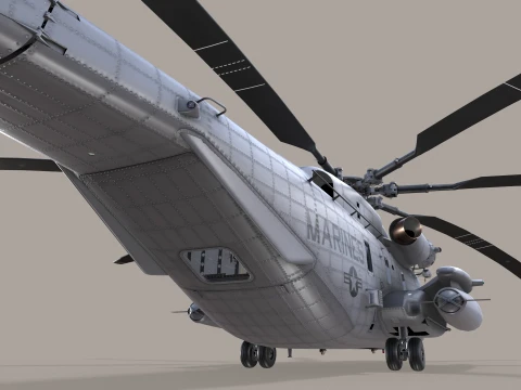 CH-53E Super Stallion US Marines Satatic --256-- 3D Model