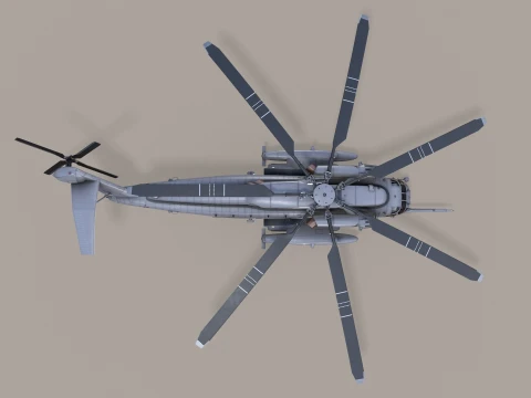 CH-53E Super Stallion US Marines Satatic --256-- 3D Model