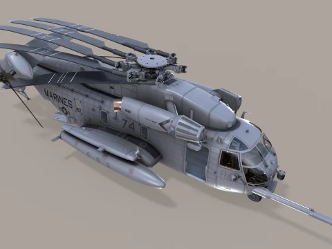 CH-53E Super Stallion US Marines Satatic --256-- 3D Model