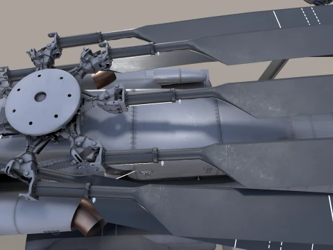 CH-53E Super Stallion US Marines Satatic --256-- 3D Model