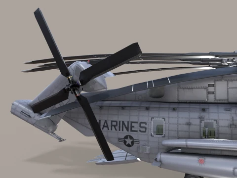 CH-53E Super Stallion US Marines Satatic --256-- 3D Model