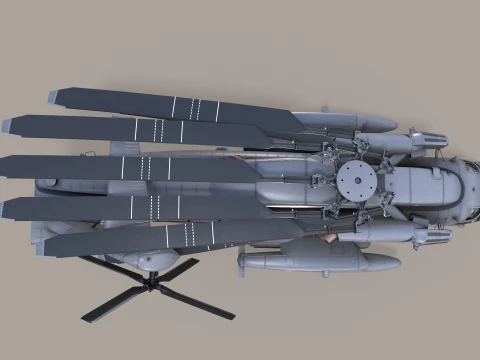 CH-53E Super Stallion US Marines Satatic --256-- 3D Model