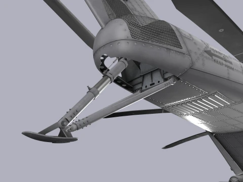 CH-53E Super Stallion US Marines Basic Animation --256-- 3D Model