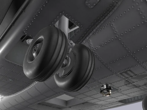 CH-53E Super Stallion US Marines Basic Animation --256-- 3D Model