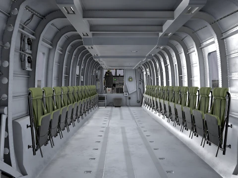 CH-53E Super Stallion US Marines Basic Animation --256-- 3D Model