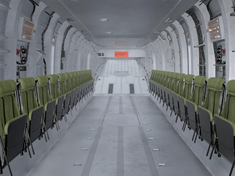 CH-53E Super Stallion US Marines Basic Animation --256-- 3D Model