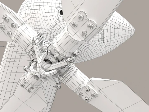 CH-53E Super Stallion US Marines Basic Animation --256-- 3D Model
