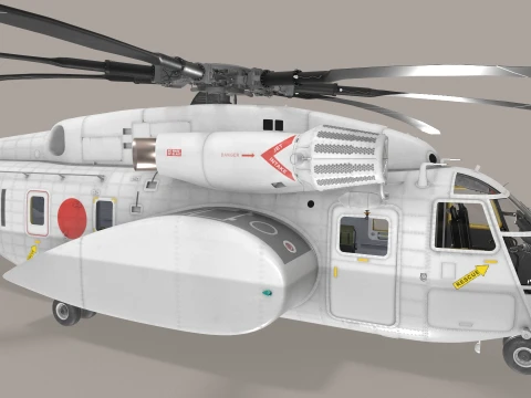 MH-53E Sea Dragon JMSDF Static --258-- 3D Model