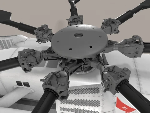 MH-53E Sea Dragon JMSDF Static --258-- 3D Model