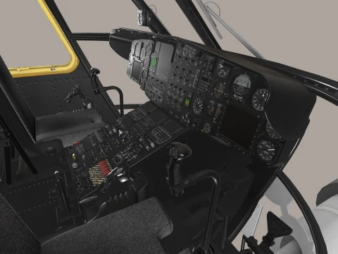 MH-53E Sea Dragon JMSDF Static --258-- 3D Model
