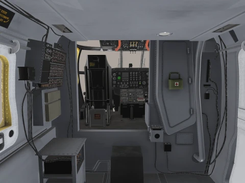 MH-53E Sea Dragon JMSDF Static --258-- 3D Model