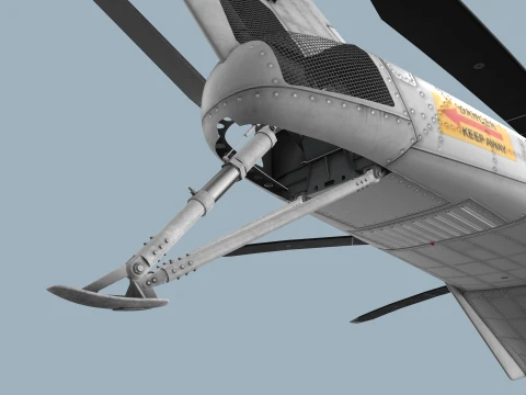 MH-53E Sea Dragon JMSDF Complex Animation --258-- 3D Model