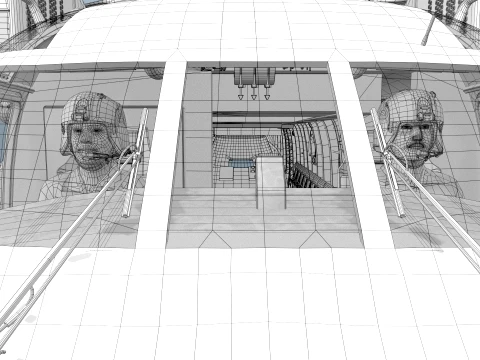 MH-53E Sea Dragon JMSDF Complex Animation --258-- 3D Model