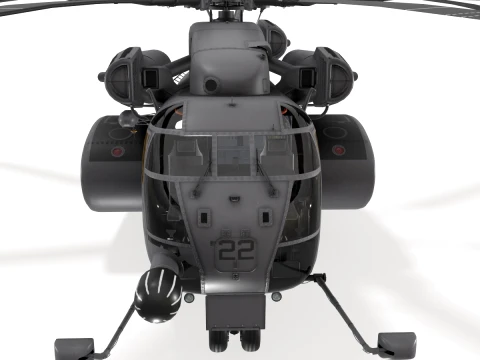 MH-53E Sea Dragon Amerikaanse marine statisch --259-- 3D Model