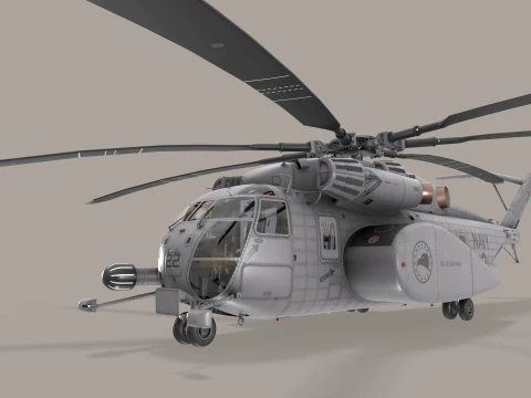 MH-53E Sea Dragon US Navy Static --259-- 3D Model