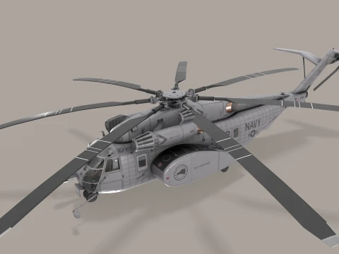MH-53E Sea Dragon US Navy Static --259-- 3D Model