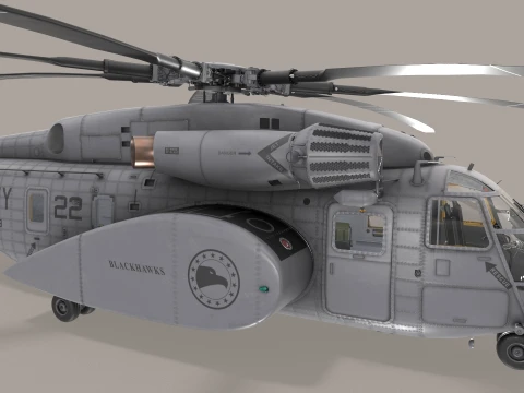 MH-53E Sea Dragon US Navy Static --259-- 3D Model