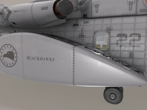 MH-53E Sea Dragon US Navy Static --259-- 3D Model