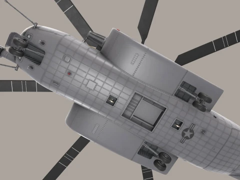 MH-53E Sea Dragon US Navy Static --259-- 3D Model