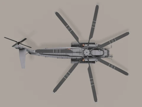 MH-53E Sea Dragon US Navy Static --259-- 3D Model